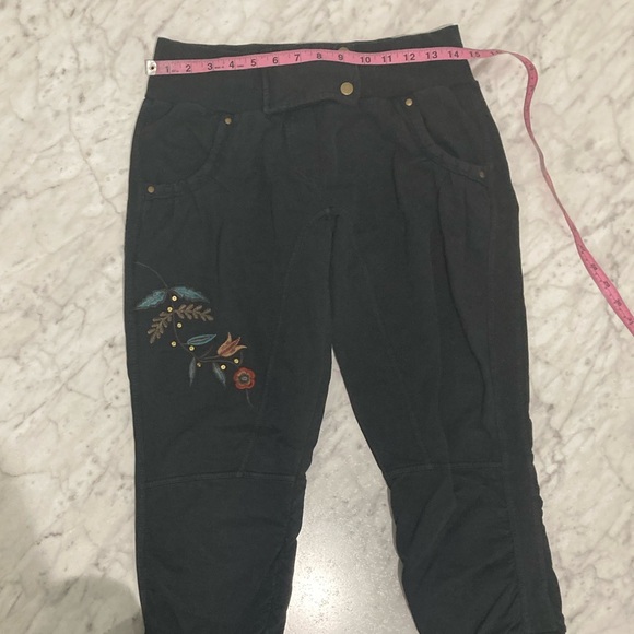 Tokyo Denim Bank ~ Black Embroidered Zip Up Jogging Suit Medium - Picture 15 of 16